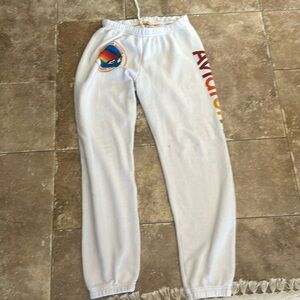 Aviator nation, white sweatpants